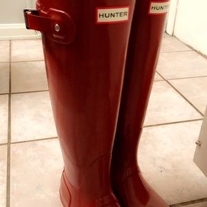 NWT Red Hunter Boots
